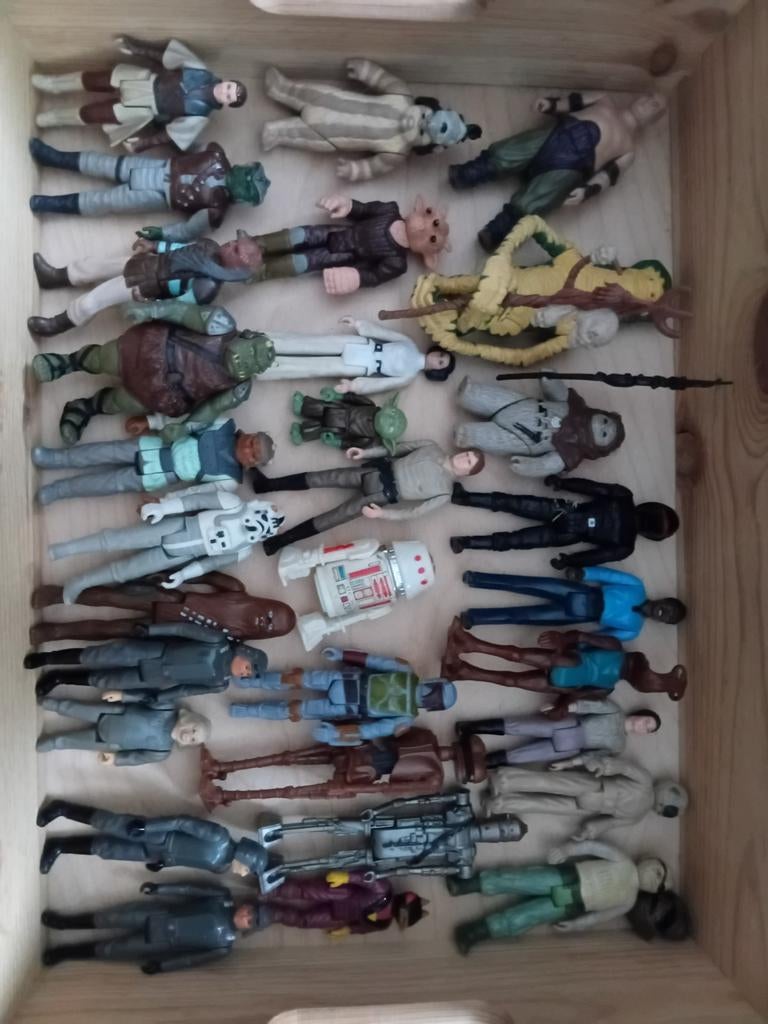 Figurines star wars Kenner (lot avec amanaman + baton), Ophalen of Verzenden, Actiefiguurtje