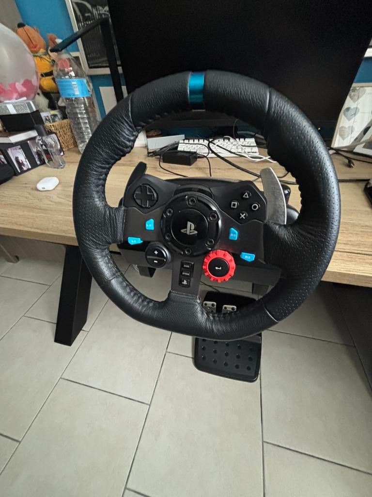 Logitec stuurwiel g29 ps4/ps5, Ophalen of Verzenden, Zo goed als nieuw, Stuur of Pedalen, PlayStation 4