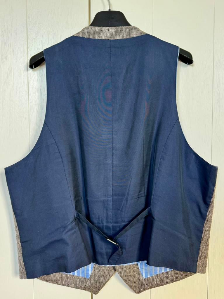 Tommy Hilfiger Tailored Gilet Maat 52, Ophalen of Verzenden, Zo goed als nieuw, Maat 52/54 (L), Bruin