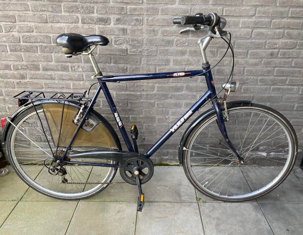 Grote herenfiets 28 inch,7 versnellingen, Ophalen of Verzenden, Zo goed als nieuw, Versnellingen