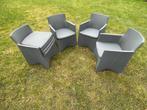 set van 4 tuinstoelen cane-line., Tuin en Terras, Ophalen