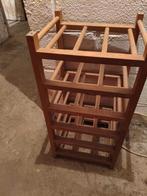 Range bouteilles 18 places, Enlèvement ou Envoi, Utilisé, Bois, 15 à 25 bouteilles