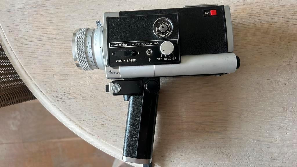 Minolta Autopak-8 D6 Auto Zoom, TV, Hi-fi & Vidéo, Caméscopes analogiques, Enlèvement
