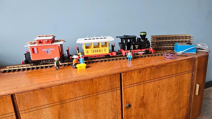 Playmobil 3958 zeldzame Amerikaanse western trein set, Enfants & Bébés, Jouets | Playmobil, Comme neuf, Ensemble complet, Enlèvement