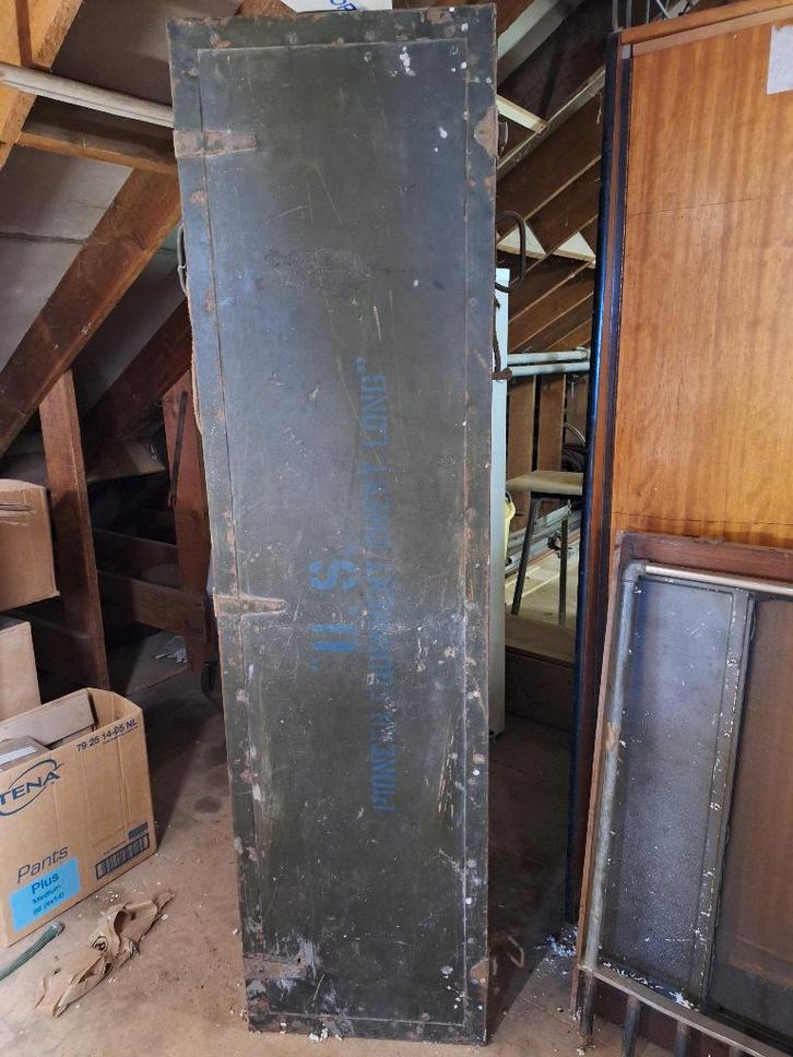 Authentieke US Legerkast, Antiek en Kunst, Curiosa en Brocante, Ophalen