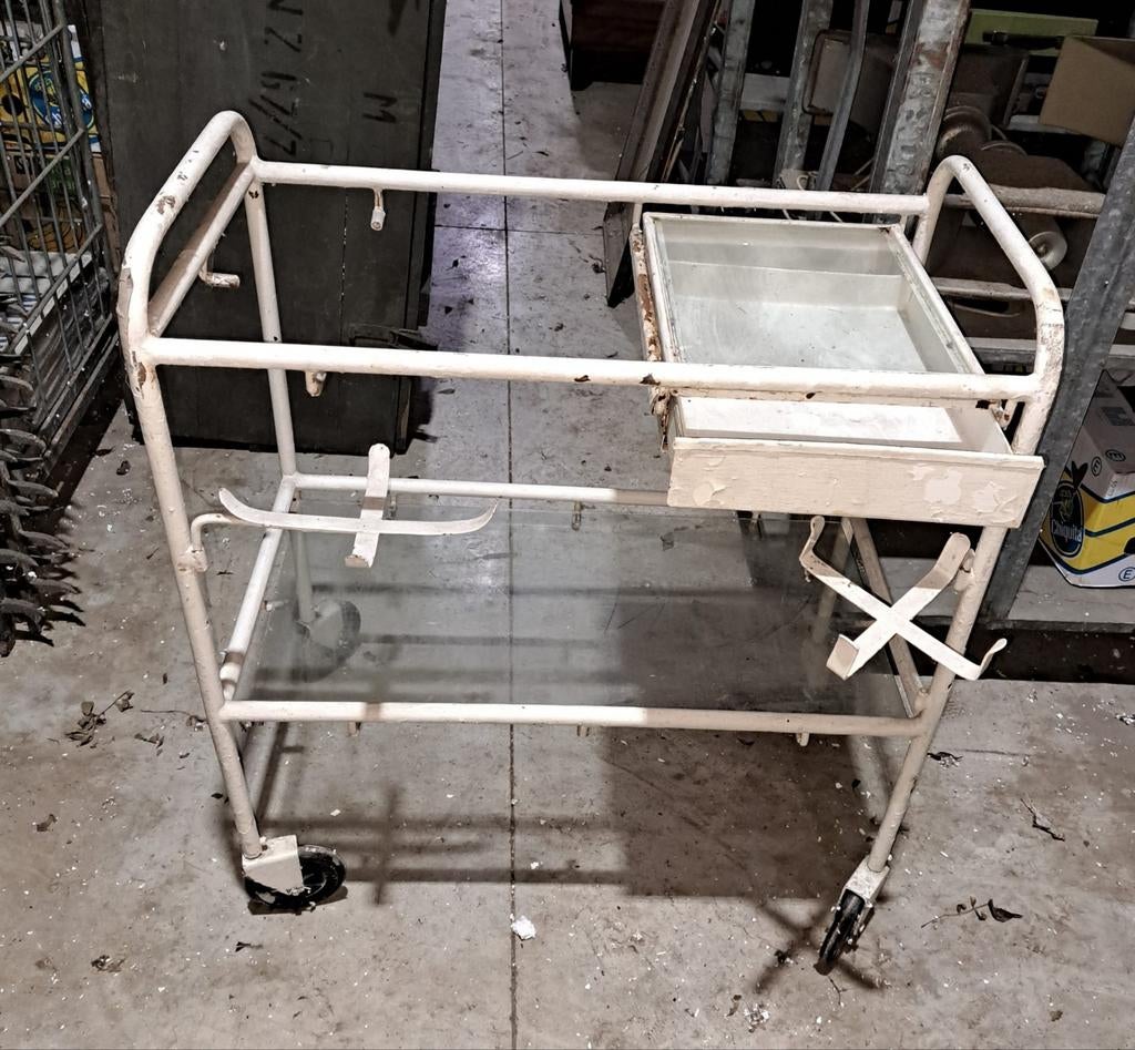 Tafel tafeltjes antieke ziekenhuis tafeltjes decoratie, Ophalen