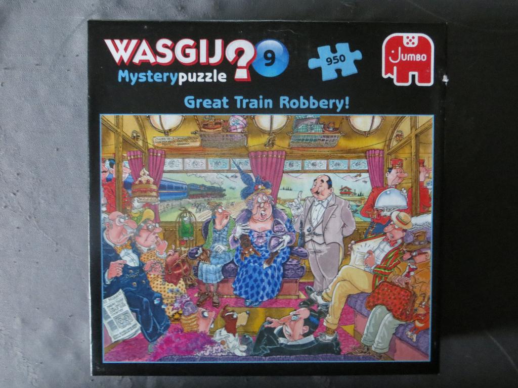 Wasgij Mystery 9 - Great Train Robbery (950 st), Verzenden, 500 t/m 1500 stukjes, Gebruikt, Legpuzzel