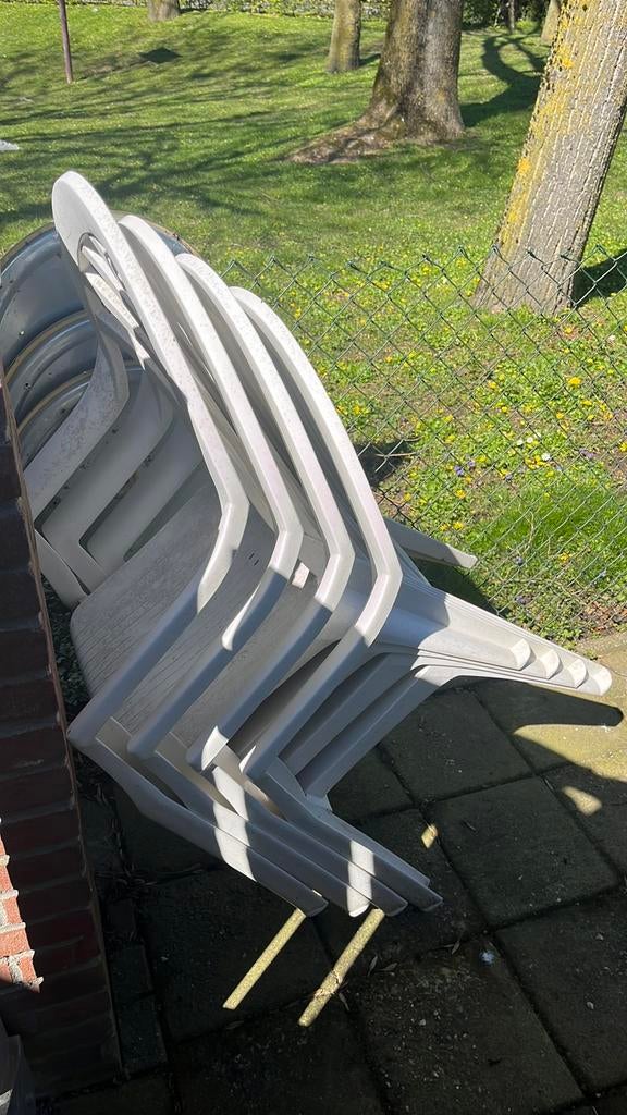 4 tuinstoelen gratis, Ophalen, Gebruikt