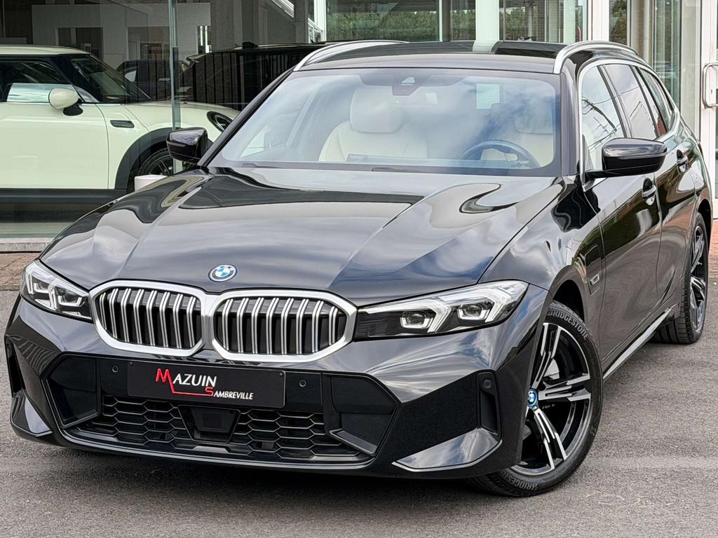 BMW 3 Serie 320 Touring 320eAS PHEV * Pack M * Cuir * Camér, Autos, Cuir, Achat, Beige, Entreprise