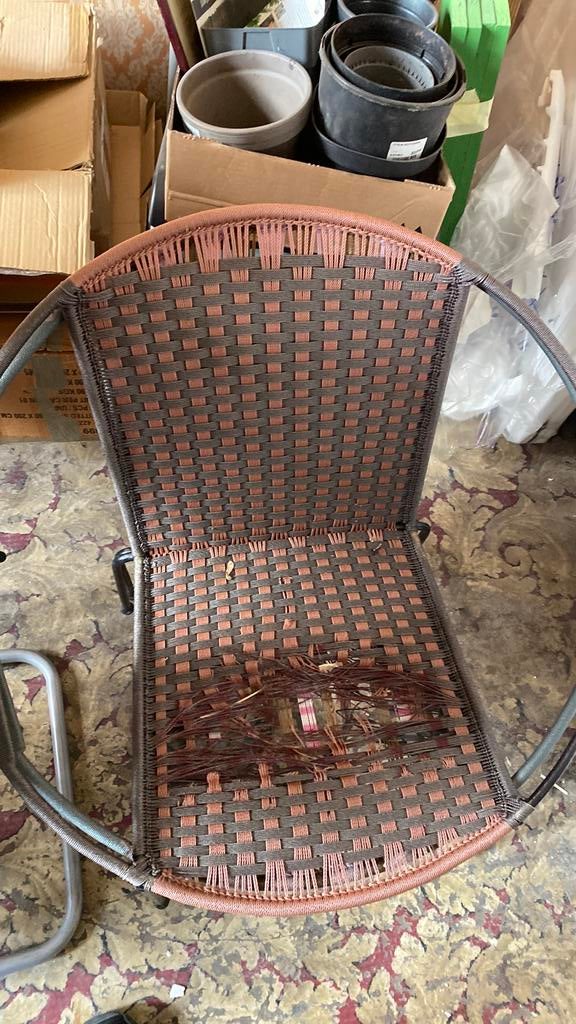 A Donner chaise de jardin fer a reparer, Ophalen, Gebruikt