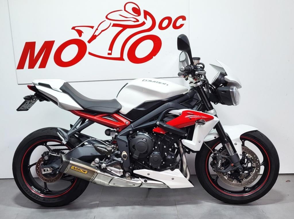 TRIUMPH STREET TRIPLE R, Motos, Motos | Triumph, Entreprise, Naked bike, plus de 35 kW, 3 cylindres, Permis Moto A, ABS, Manuelle