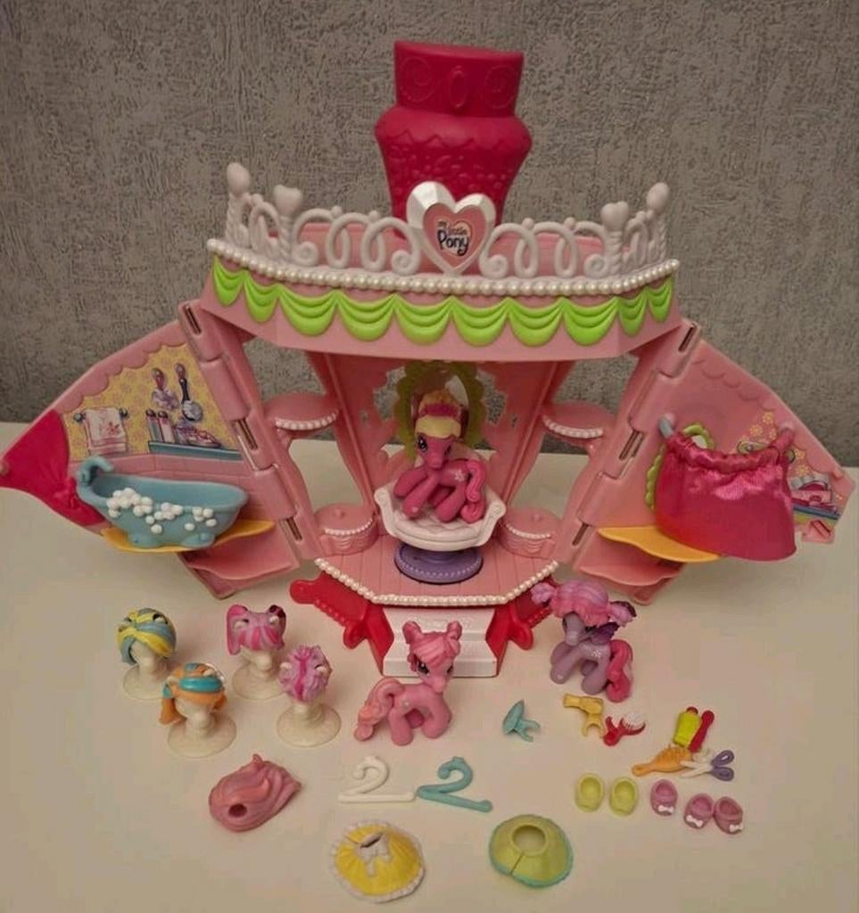 My little pony ponyville mini : La-Ti-Da kapper-Spa speelset, Ophalen of Verzenden