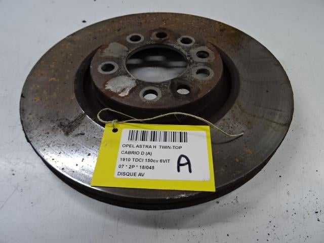 REMSCHIJF VOOR Opel Astra H Twin Top (L67) (01-2005/10-2010), Gebruikt, Opel