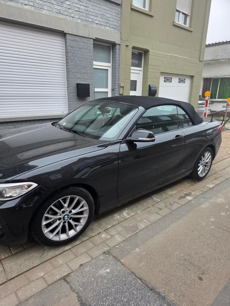 Bmw 218 d met 50000km Automatique, Auto's, BMW, Automaat, Zwart, Leder, Diesel