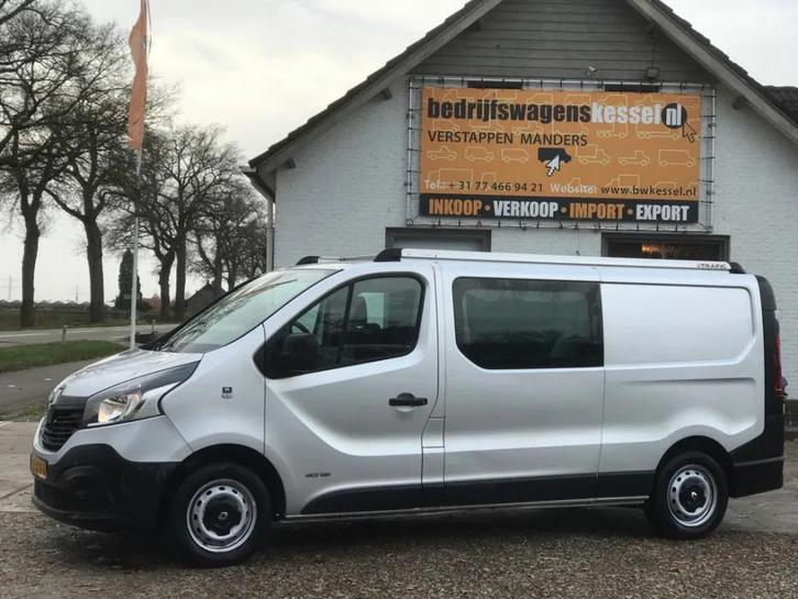 Renault Trafic 1.6 dCi 85 kW L2 Dubbel Cabine AC MARGE, Autos, Camionnettes & Utilitaires, Entreprise, Achat, ABS, Air conditionné