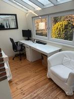 IKEA micke white desk, Huis en Inrichting, Ophalen of Verzenden, Gebruikt, Bureau