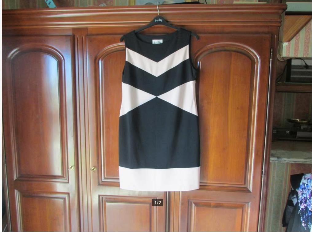 kleed nr 16 zwart roosJoseph Ribkoff ger.46. 30 euro., Vêtements | Femmes, Robes, Joseph Ribkoff, Enlèvement, Comme neuf, Noir