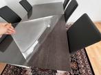 6 stoels met eettafel en tv tafel, Huis en Inrichting, Tafels | Eettafels, Ophalen, Zo goed als nieuw