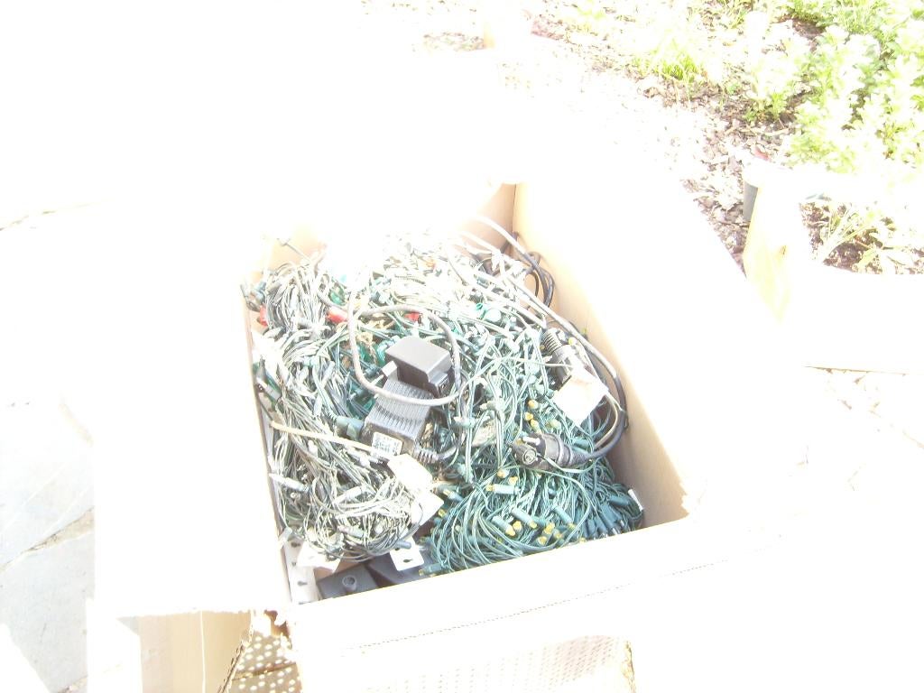 guirlande de noel  a donner, Ophalen, Gebruikt