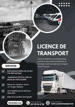 Location de licence de transport+ Caution, Ophalen