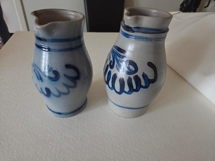 Westerwald aardewerken kruiken., Antiek en Kunst, Antiek | Vazen, Ophalen of Verzenden