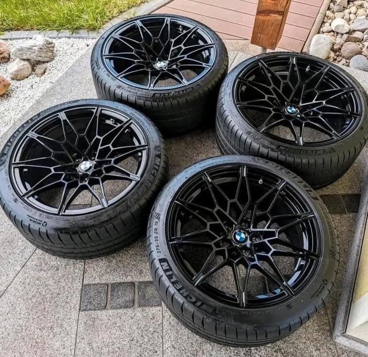 Jantes Bmw M3 M4 826m G80 G81 G82 noir de jais comme neuves, Autos : Pièces & Accessoires, Pneus & Jantes, Pneus et Jantes, Pneus été