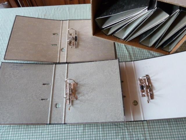 20 grands classeurs à levier, de qualité., Enlèvement ou Envoi, Utilisé