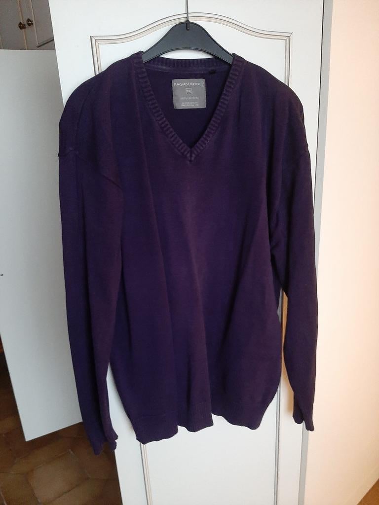 Stijlvolle paarse trui – 100% katoen 3XL, Kleding | Heren, Truien en Vesten, Ophalen of Verzenden, Paars