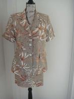 Joli Tailleur Jupe Vert Imprimé Marque ENS-BELLE.Taille 44, Kostuum of Pak, Overige kleuren, Verzenden, Maat 42/44 (L)