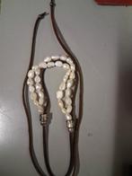 Collier perles., Bijoux, Sacs & Beauté, Enlèvement ou Envoi, Utilisé, Blanc, Autres matériaux