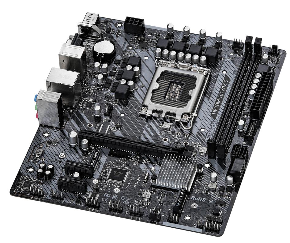 ASRock H610M-HDV/M.2 Socket 1700 moederbord, DDR4, Ophalen of Verzenden, Bijsterhuizen 1111 , Nijmegen Gelderland, NL, Lga1700