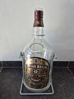 Vintage Chivas Regal displayfles met metalen standaard, Verzamelen, Ophalen, Zo goed als nieuw, Overige typen