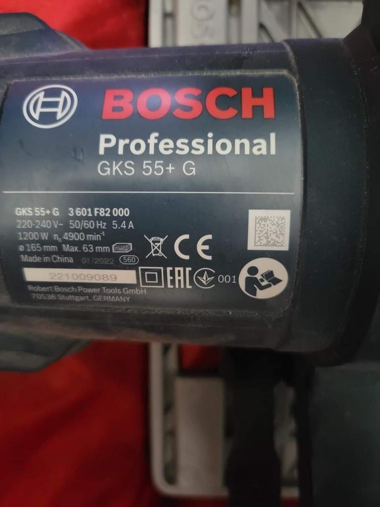 bosh professional GKS55+G cirkelzaag, Enlèvement