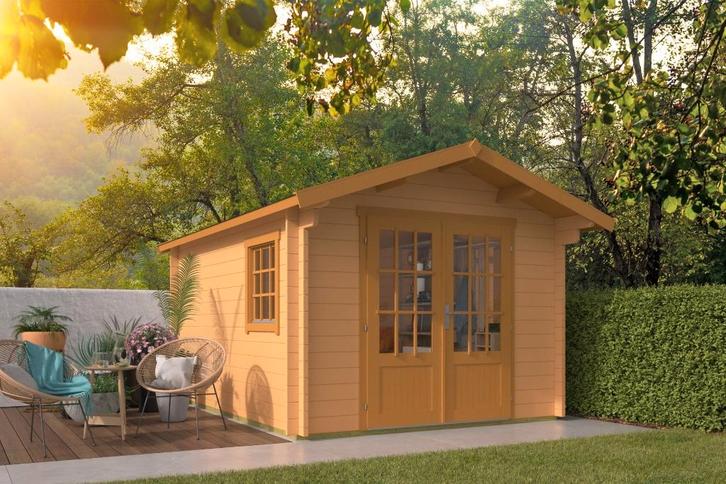 Blokhut - Tuinhuis Peggie | 40 mm | onbehandeld, Hobby en Vrije tijd, Overige Hobby en Vrije tijd, Nieuw, Verzenden