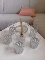 Vintage ijsemmer Demeyere Inalterable glazen kristal glas, Ophalen