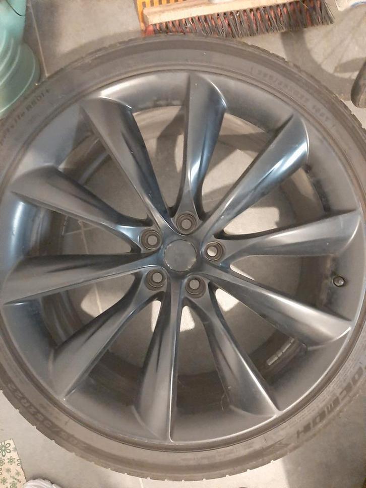 jantes Tesla X, Autos : Pièces & Accessoires, Pneus & Jantes, Pneu(s), Pneus été, Utilisé, Enlèvement