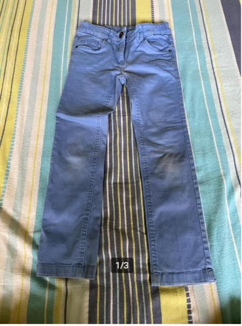 blauwgrijze lange broek maat 122 - 7 jaar, Kinderen en Baby's, Kinderkleding | Maat 122, Zo goed als nieuw, Jongen, Broek, Ophalen of Verzenden