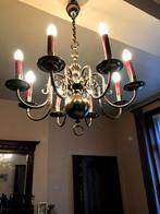 Lustre en étain 8 branches., Ophalen, Zo goed als nieuw, Metaal