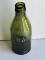 Belle ancienne bouteille de bière Brasserie de Malmedy 1916, Ophalen of Verzenden, Gebruikt, Flesje(s), Overige merken