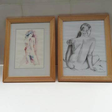 Originele tekeningen.  Ingelijst 46 x36 cm. Prijs/ stuk. beschikbaar voor biedingen