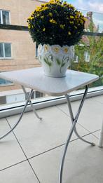 Vintage opplooibaar tafeltje, afmetingen zie foto’s, Antiek en Kunst, Ophalen of Verzenden