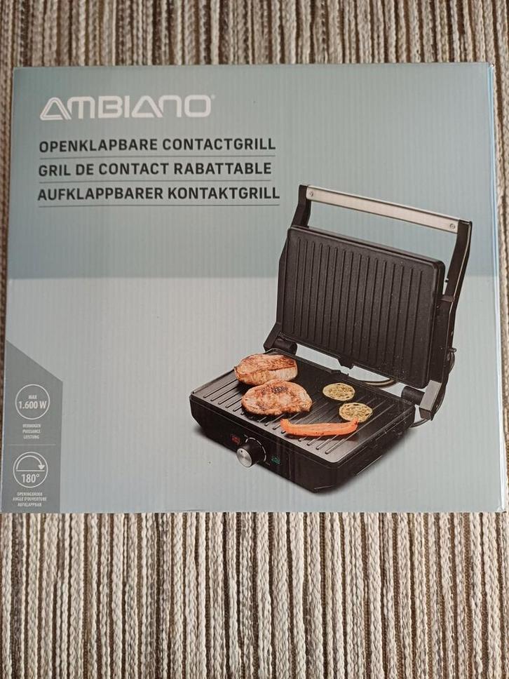 Contactgrill NIEUW -Verlaagde prijs, Electroménager, Grils de contact, Neuf, Enlèvement