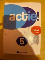 Actie! 5 Retail Major boek + verbetersleutel (handleiding), Boeken, De boeck, Zo goed als nieuw, Ophalen