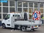 Renault Master 145PK Open Laadbak met Hiab 013T Kraan Werkve, Auto's, Bestelwagens en Lichte vracht, Stof, Gebruikt, 4 cilinders