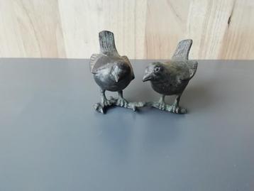 2 oiseaux sur branche/Bronze