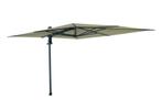Parasol saint-tropez l355b300cm ecru en groen madison, Ophalen, Kantelbaar, Nieuw, Zweefparasol