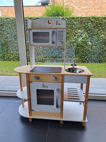 Houten speelgoedkeuken Dovy, Enlèvement, Comme neuf, Bois, Jouer à la cuisine