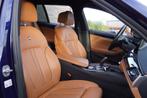 ALPINA D5S 2018 - MEDITERRANO BLUE met COGNAC MASSAGE ZETELS, Autos, Alpina, 5 places, Carnet d'entretien, Cuir, D5