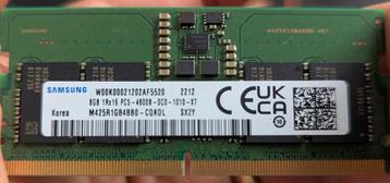 Samsung SODIMM DDR5-4800 8 GB beschikbaar voor biedingen
