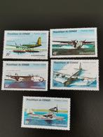 Republique du Congo 1994 - watervliegtuigen, Vliegtuigen, Ophalen of Verzenden, Gestempeld